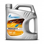 Моторное масло Gazpromneft Premium N 5W40, 4л